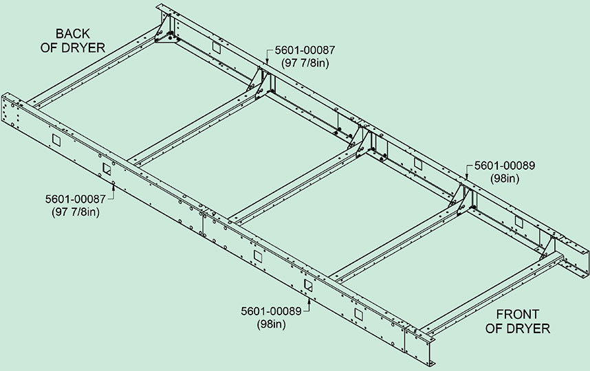 SQ0820 Base Frame Leg Kit